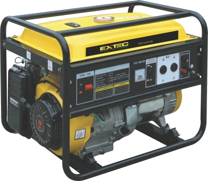 Extec Fuan Factory Selling Ex3800 2.8kw-3.2kw 170f 210cc Displacement Brushless AVR 50Hz 60Hz Recoil Starting Hand Starter Gasoline Generator for Home Use