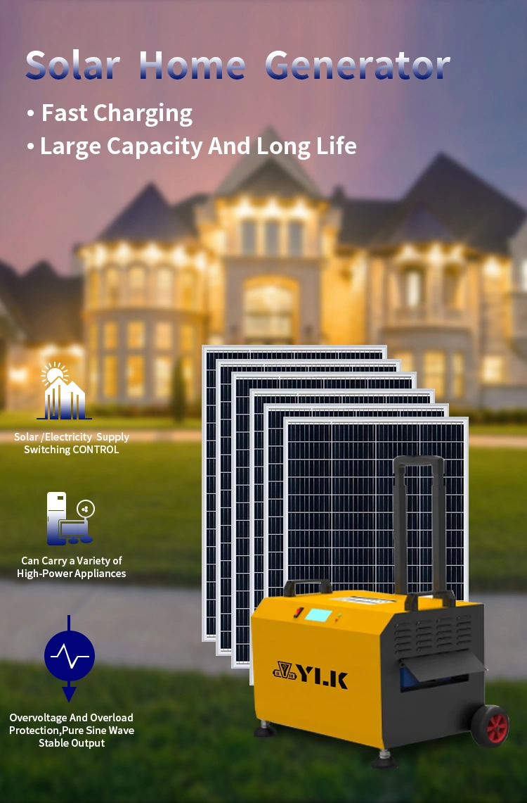 The Ylk Factory Sells Solar Generators Directly Home Battery Solar Energy Storage Substitute Diesel Generator with Solar Panel /Solar Inverter