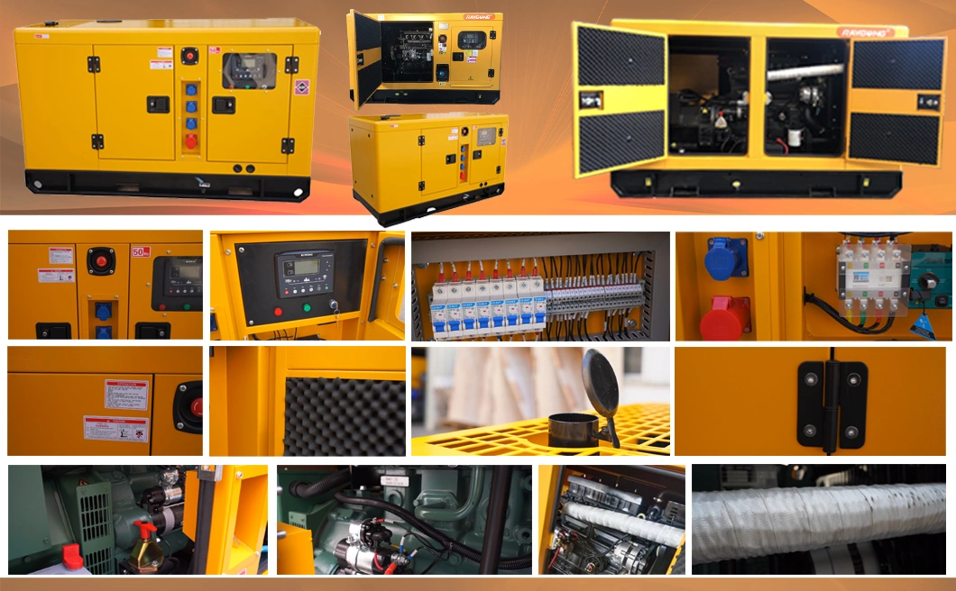 Portable Diesel Generator for 50Hz/400V Cummins 22kw with CE Good Quality