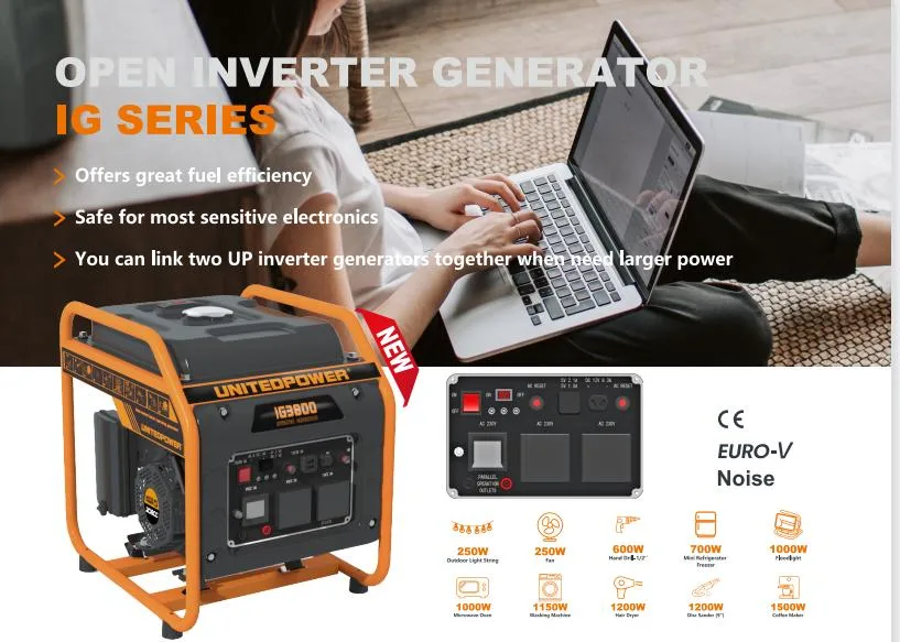 3.5kw/3.2kw Soundproof Gasoline Inverter Generator with Certificates EPA/EU-V/Carb/EMC/Noise/CE/GS