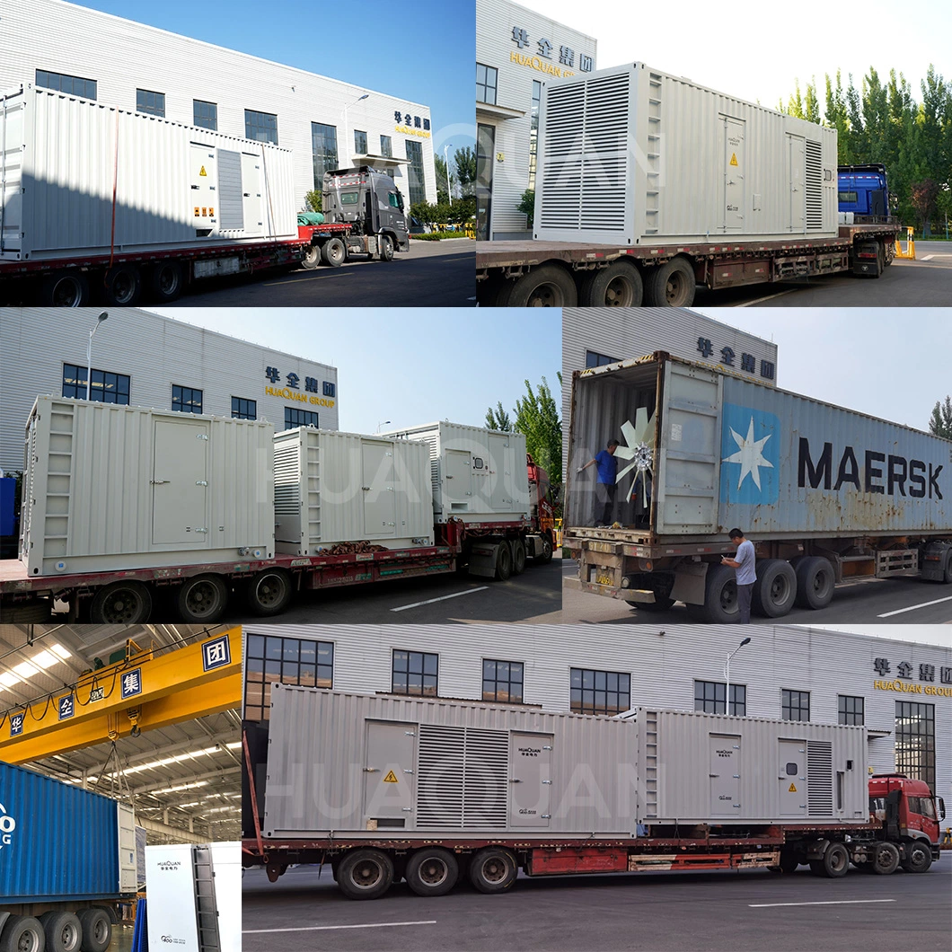 1500kVA Super Power Water Cooling Soundproof Container Diesel Power Generator Electric Generators with UK-Perkins/Ck-Cummins/Lovol Engine for Commercial Use