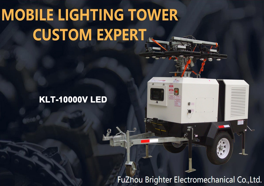 Trailer Portable Emergency Tower Light with LED Lamp Klt-10000V LED