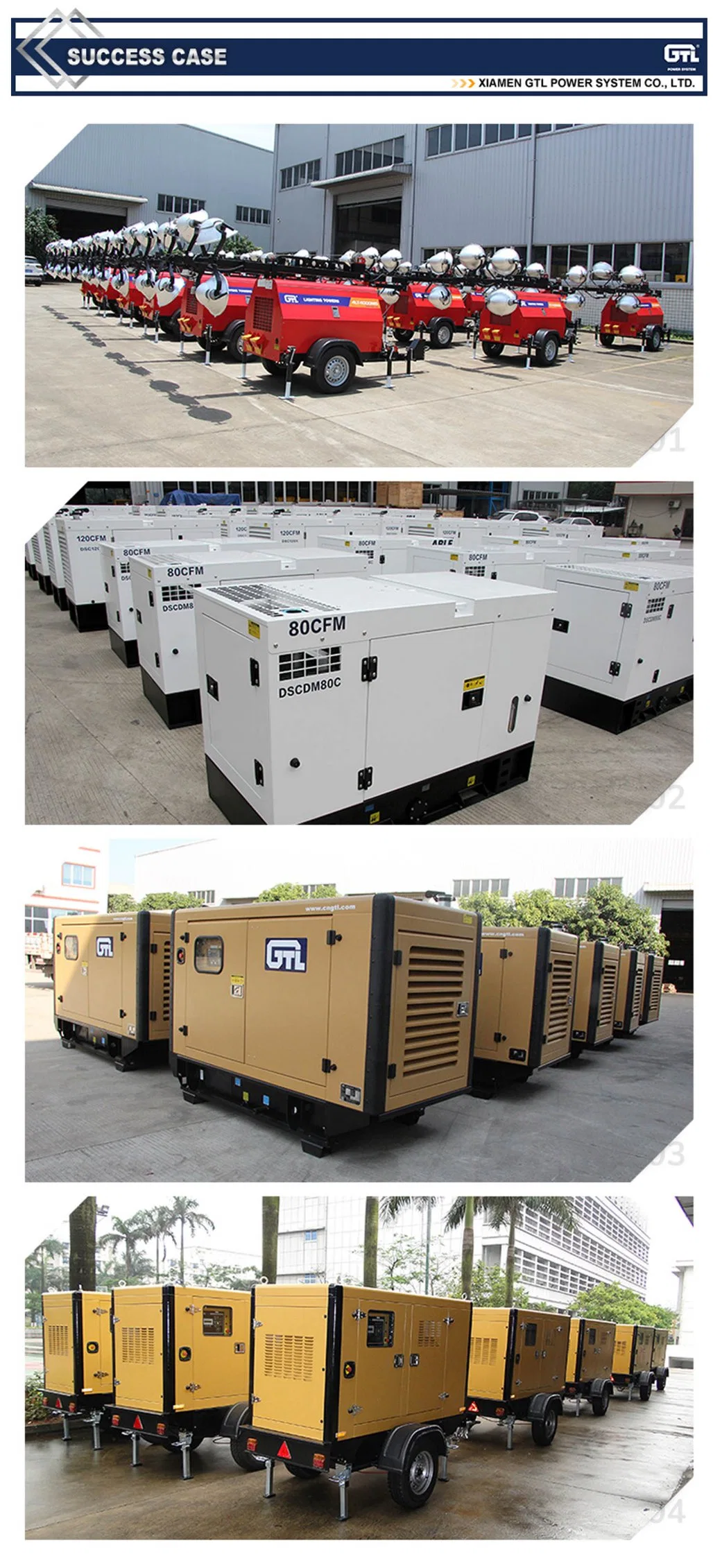 Gtl Over 12 Years R&D Manufactory 5kw to 3000 Kw Genset Supplier Volvo Yuchai Mtu Perkins Cummins Engine Silent Diesel Power Generator