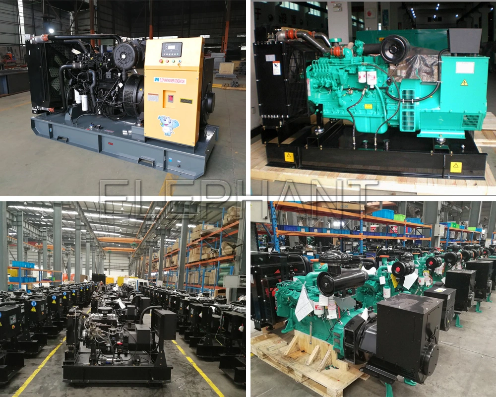 Hot Water-Cooled 440kw 550kVA Power Engine Sdec Generator with AVR