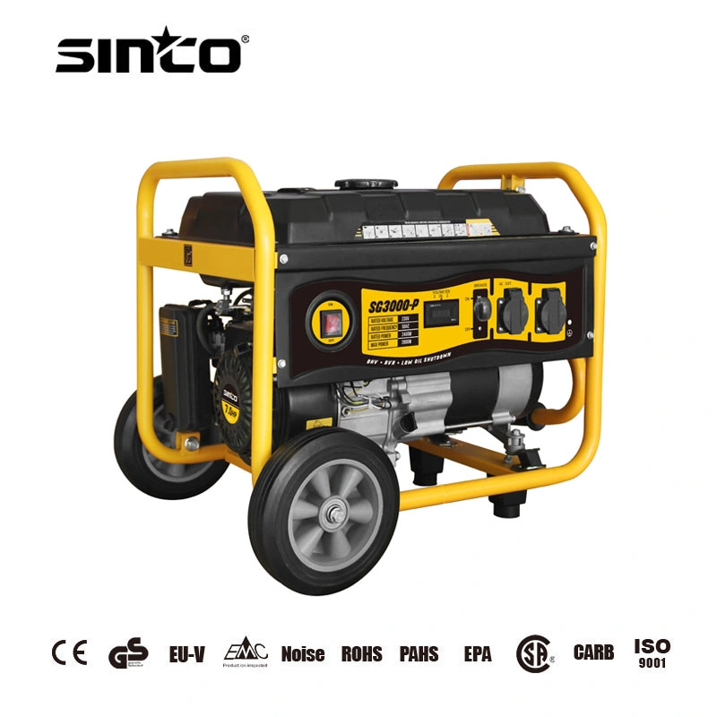 1-8kw Small Portable Electric Start Inverter Generator with Muffler Gasoline AVR W/ Co Shutdown