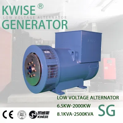 Kwise 50 kVA Generador de Motor Diesel con Alternador Síncrono de Fase Única de Baja Elevación de Temperatura y Larga Vida Útil