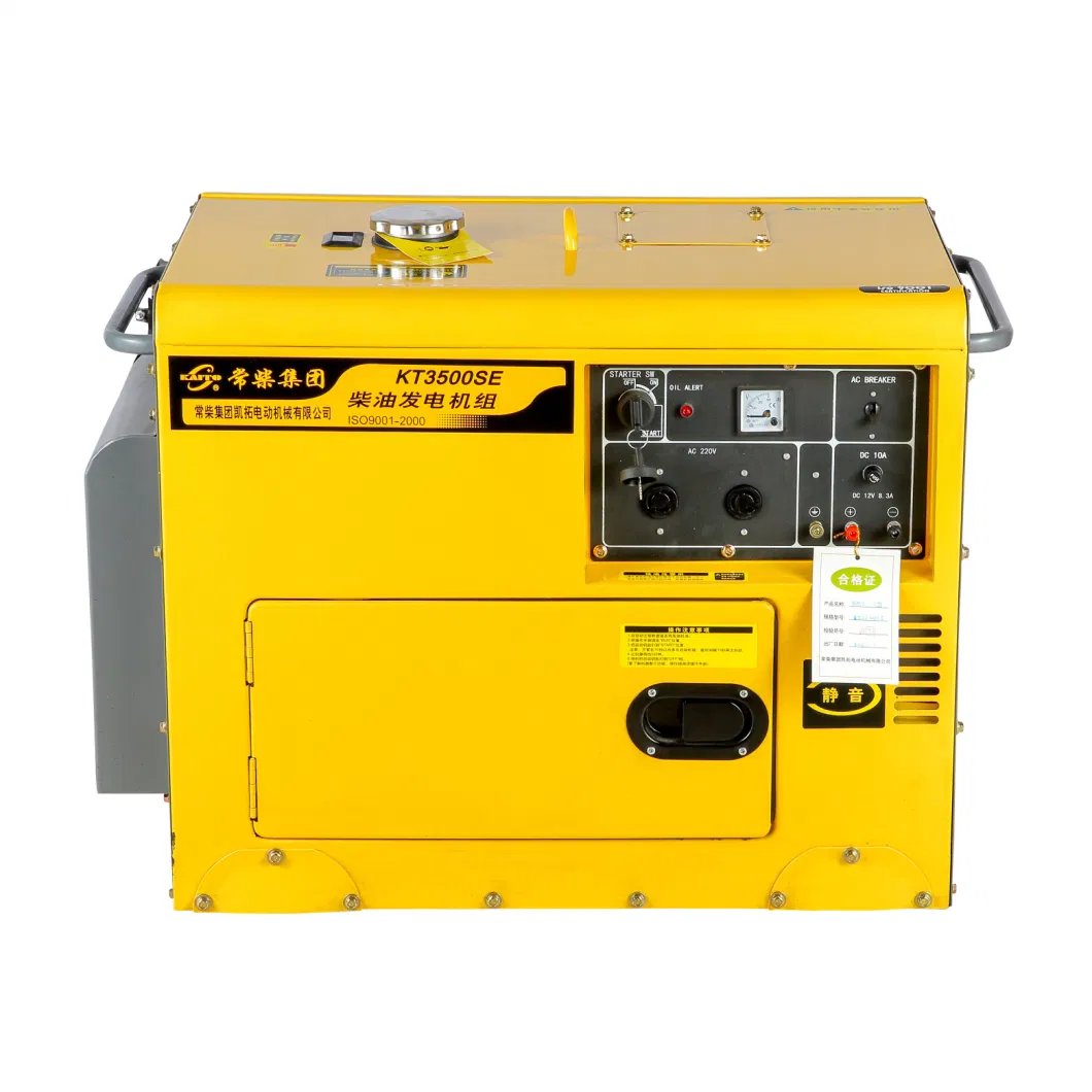 3.2kw Small Power Silent Diesel Generator Electric Start Generator for Home Use