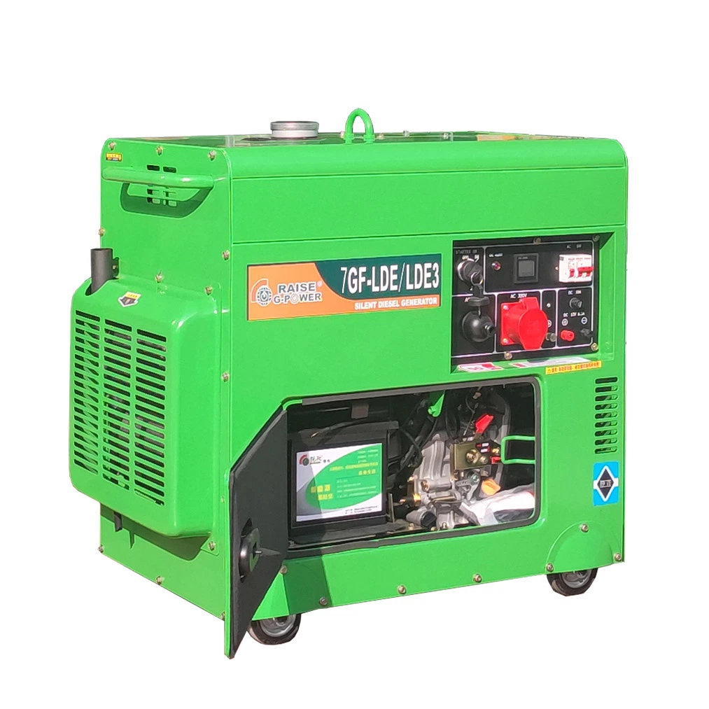 Factory Supply 5.5kw Silent Type Portable Diesel Generator