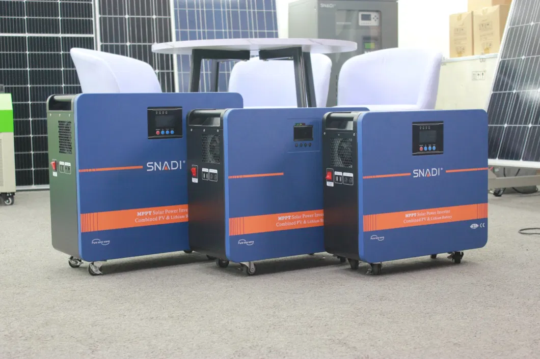 Power Station 1kw 3kw 5kw Solar Portable Generator Panels Energy System Lithium Battery Bank