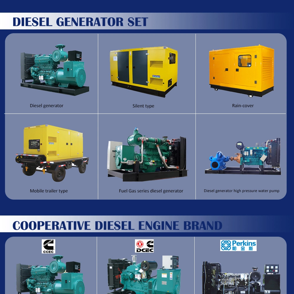 Prime Quality Diesel Generators Standby Power 20-2000 Kw Generator Set 50Hz 60Hz Genset