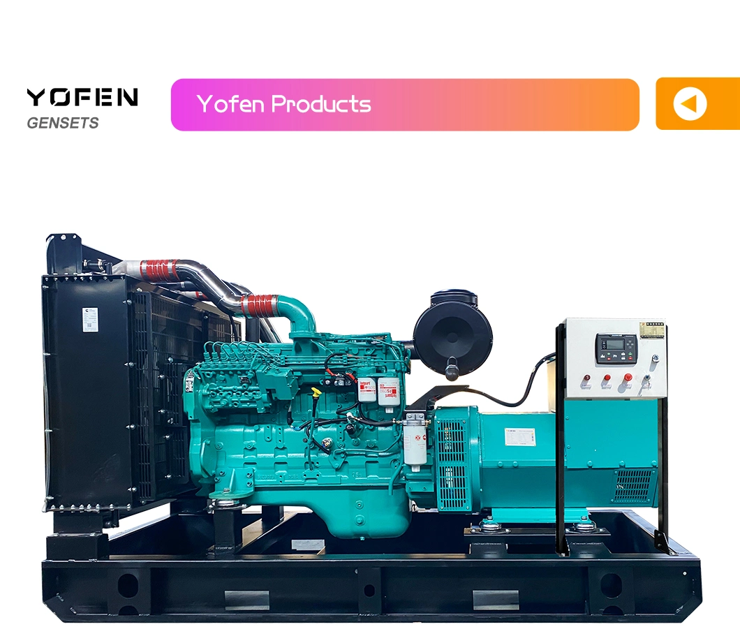 100kw 125kVA Three Phase Open Silent Electric Type Home Use Cummins Diesel Generator by Yofen