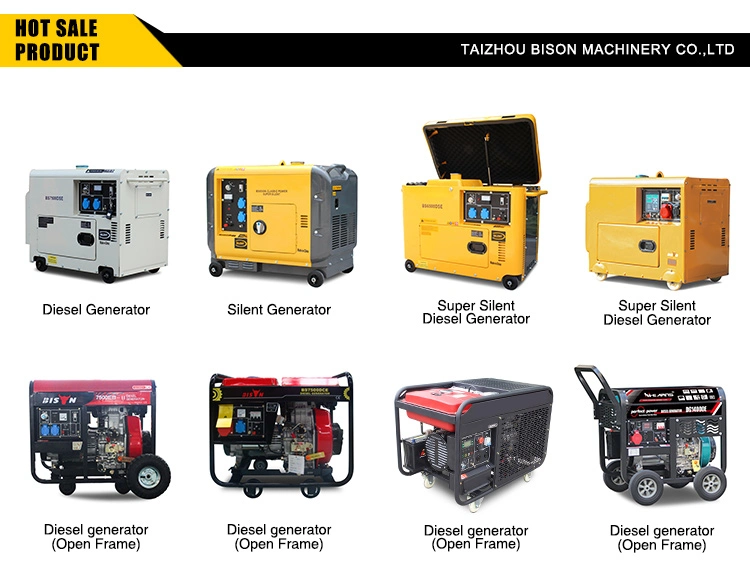 Ready in Stock Portable 10kw 10kVA 12kw 12kVA 15kw 15kVA AC 3 Phase Super Silent Diesel Generators