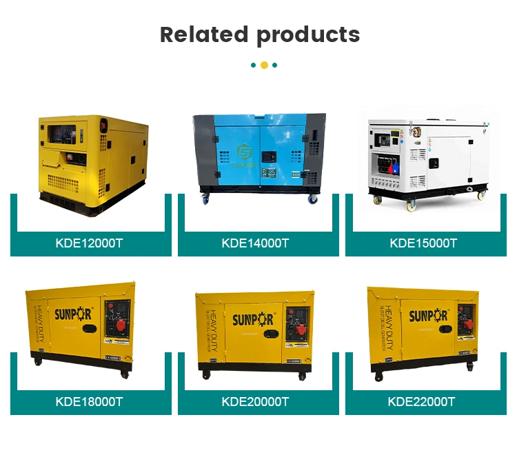 Suppliers Wholesale Silent Type 10kw Electric Diesel Generators for Sale