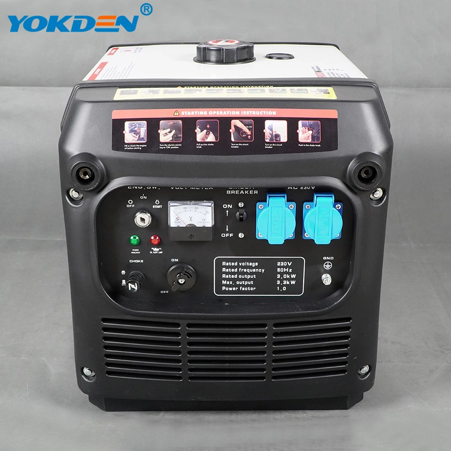 Factory Price Manual Gasoline Generator 2.8kw 2800W 170f Electric Generator Single Phase