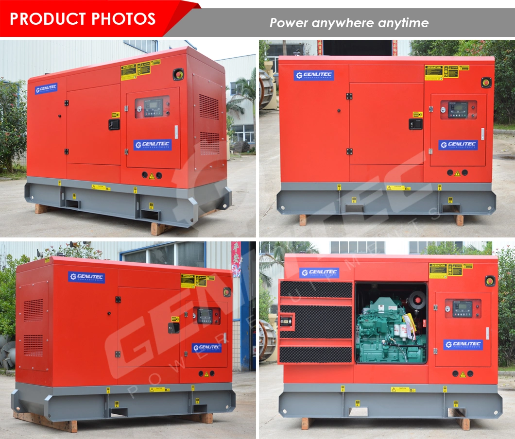 Portable 20kw Silent Generator 25kVA Generator Set Silent Type Cummins Diesel Generator 25 kVA