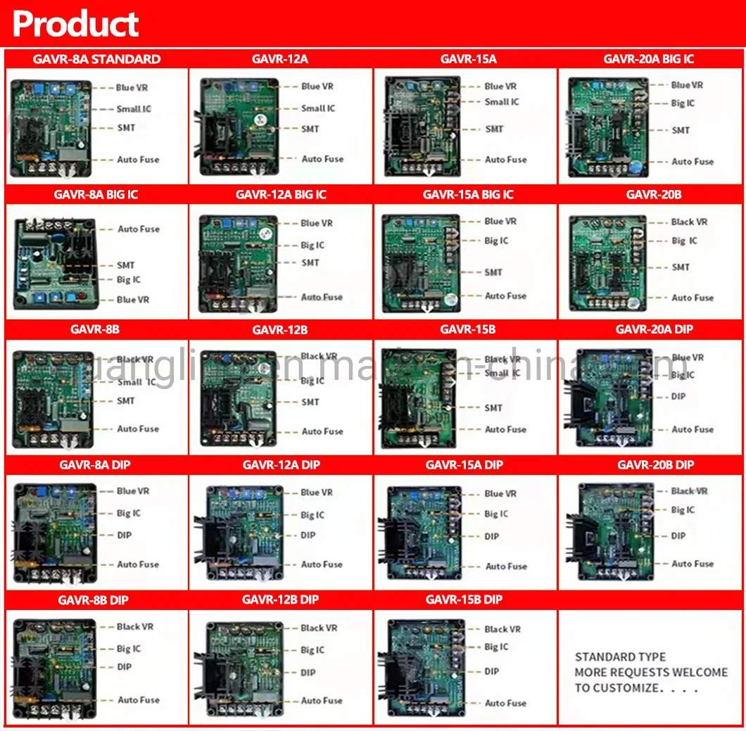 Hot Sale AC Automatic Voltage Regulator AVR Sx460 Manufacturers AVR Series for Diesel Genset Generator