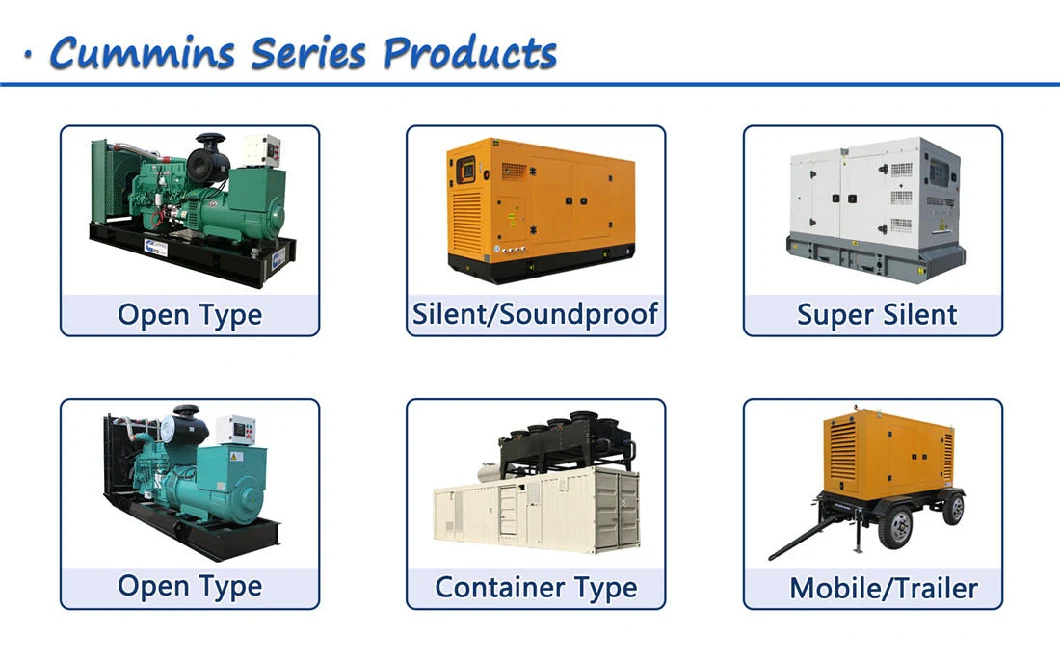 CE ISO 100kw 125kVA Natural Gas Generator with Cummins Engine