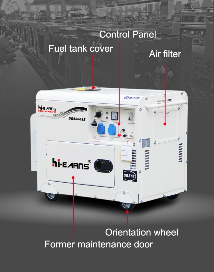 10kVA Silent Type Three Phase Dg11000se3 Diesel Generator Basic Customization