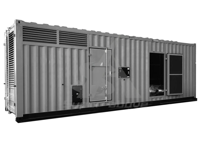 2500kw/3125kVA Mtu Diesel Generator with Naked in Container