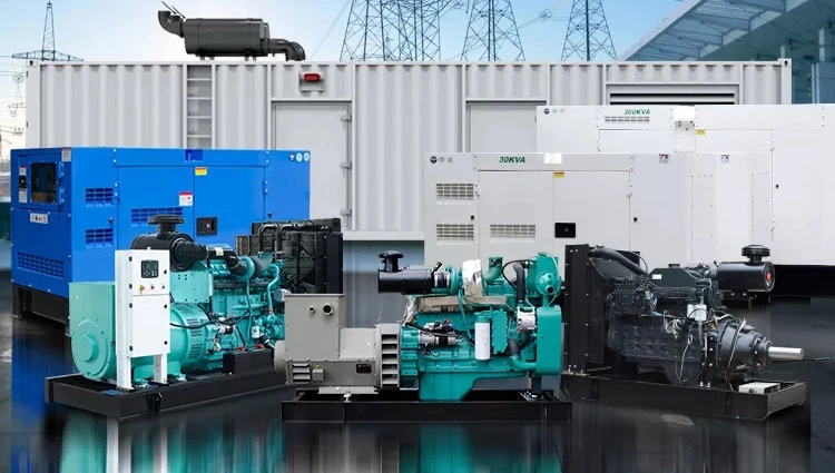 5/15/25/35/50/80/100/120/150/180/200/250kw kVA Three Phase Silent Diesel Generator Set Lower Price