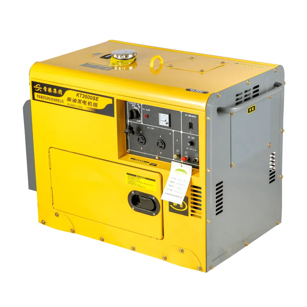 3.2kw Small Power Silent Diesel Generator Electric Start Generator for Home Use