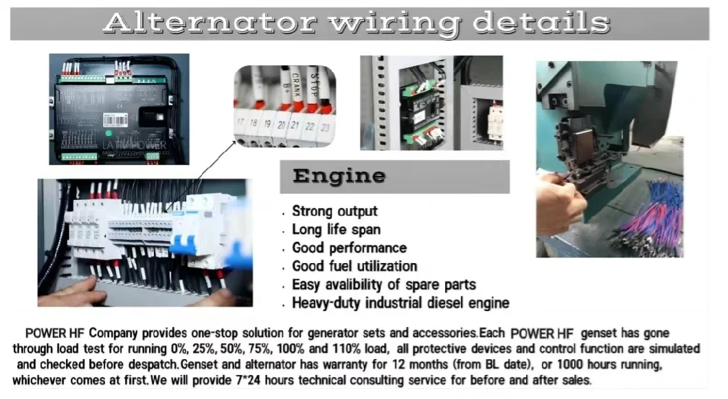 Low Fuel Consumption Compression Ignition 30/50/60/80/125 KW Three-Phase 4 Wire 4 Cylinders Water Cooled 94kVA 75kw Diesel Generator/Open Fram Diesel Generators