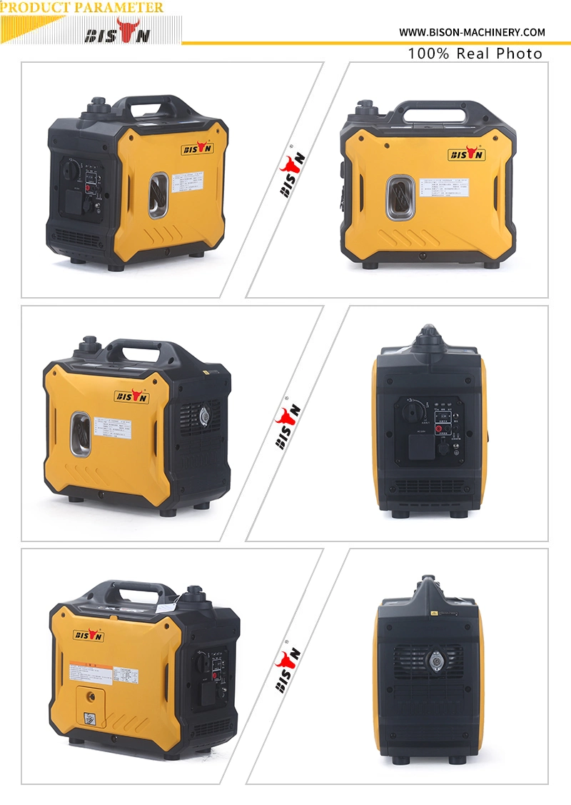 Ready in Stock Bison Small Portable Soundproof Gasoline/Petrol Silent 1kw 2kw 3kw 5kw Quiet Digital Home Inverter Generator