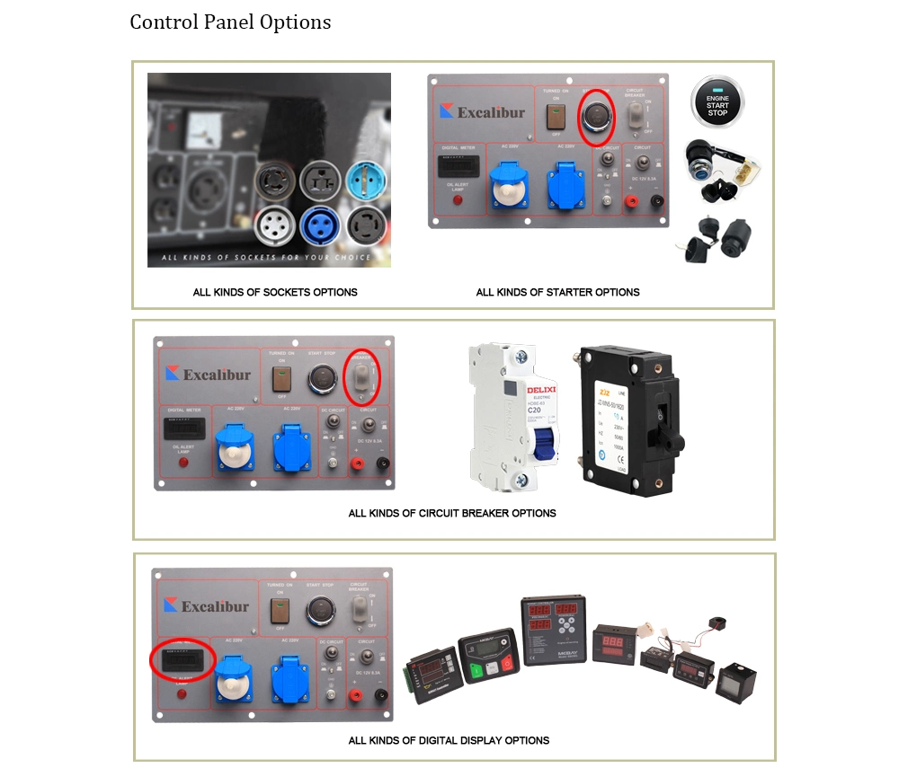 Home Use 5000W Portable Silent E-Start Diesel Generator