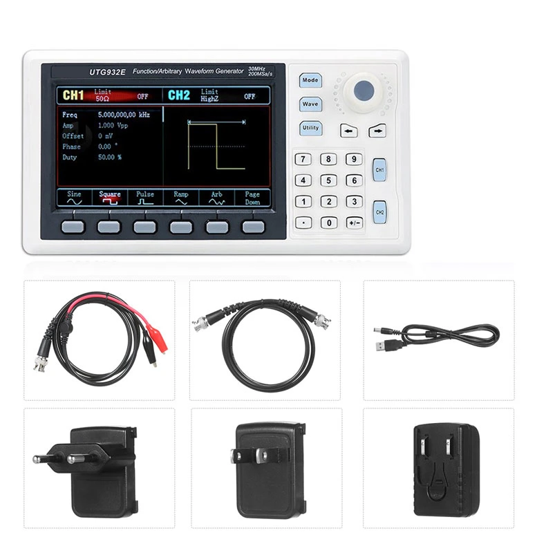 10Hz-1MHz Signal Generator Offwhite Low Frequency Audio Generator Function