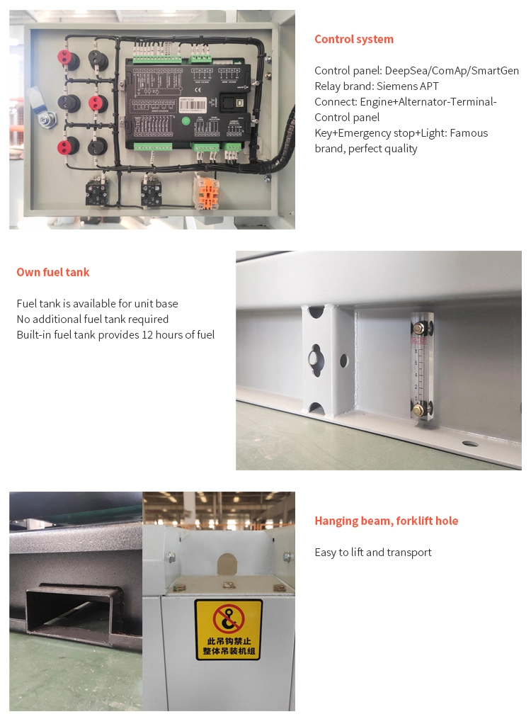 35kVA Ricardo Powered Diesel Electrical Generator 25kw Open/Silent/Trailer/Soundproof Type