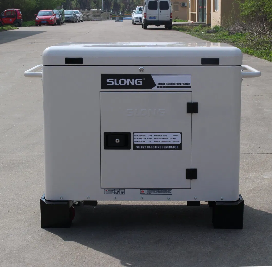 Slong 10kw 12kw Gasoline Dual Fuel Silent Gasoline LPG Natural Gas Generator