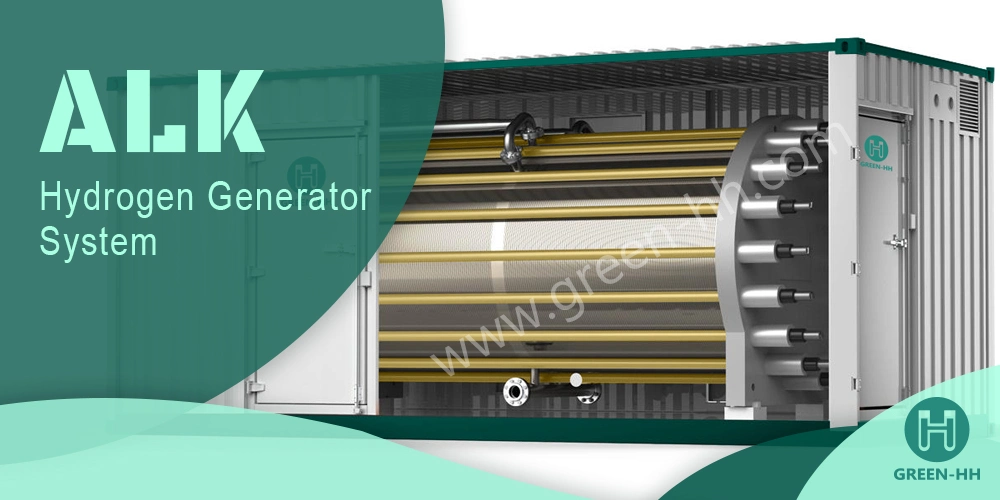 High Purity 99.999% Green Energy Powered Alk Wind Solar Hydrogen Generator Electrolyzer