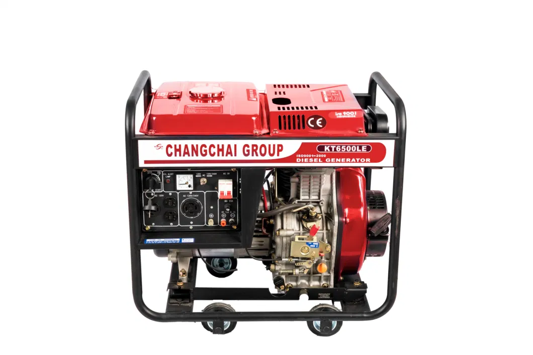 Open Type 5kw Air Cooled Portable Emergency Diesel Welder Generator