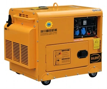 Low Noise Air Cooled Diesel Generator Silent Soundfroof Generator Welder Three Phase Generator for Cold Room