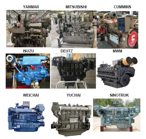 Used Rebuilt Second Hand Diesel Generator Set Cummins Cat Volvo Mtu Perkin Mitsubishi Kubota Yanmar Man with Lower Hours Power Range From 10-5000kw