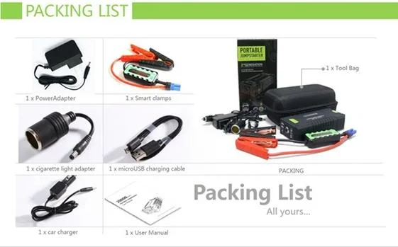 Hot Selling High Quality Mobile Auto Jump Starter 20000mAh