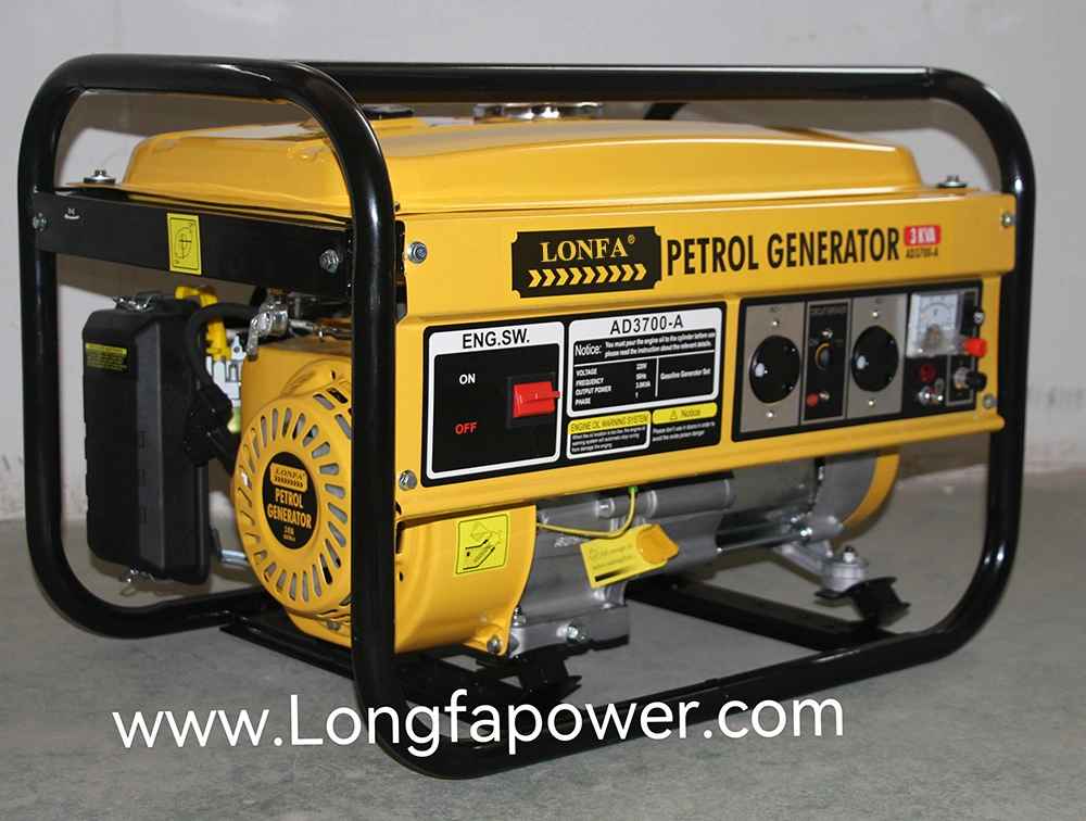 Hot Sale Portable Manual Start 1000 W 1 kVA 1 Kw 1500 W 1.5 kVA 1.5 Kw 3000 W 3 kVA 3 Kw 7kw 7kv Home Use Petrol Generator by Gasoline Engine with CE Soncap