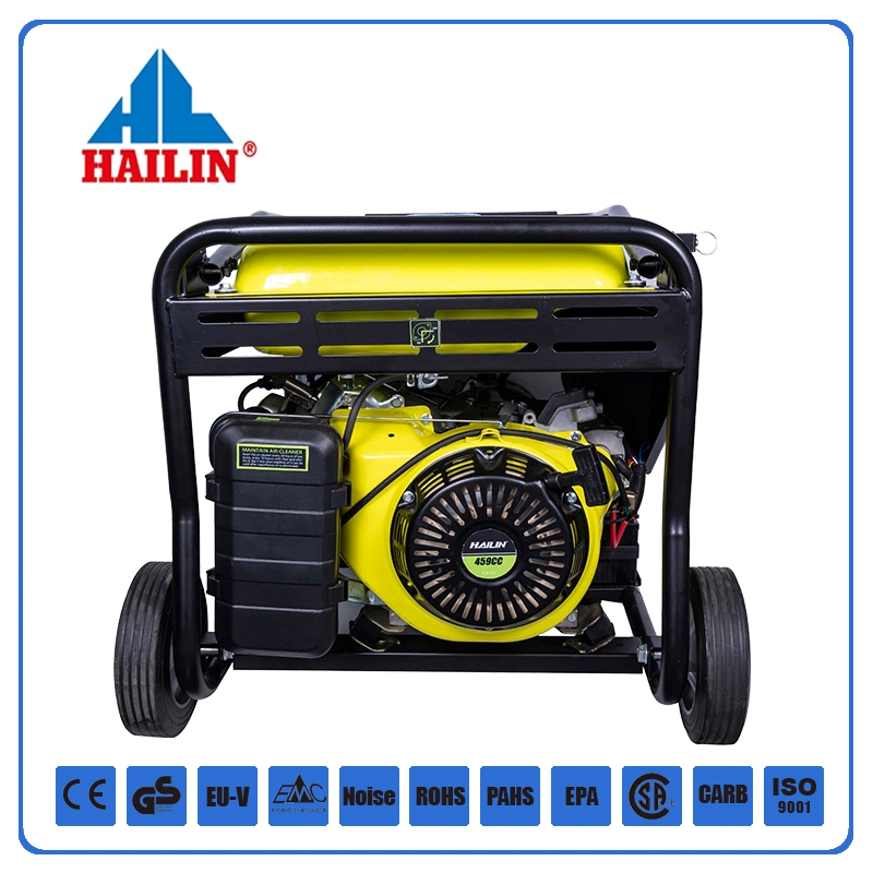 2 Kw-8 Kw Portable Gasoline Generator, AC Three Phase out Put, with CE, EU-V Certificated