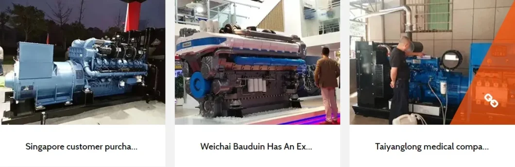 China Factory Price Generating Set 1000/1500/1800/2000/2200/2500/3000 kVA Kw Cummins Weichai Baudouin Mitsubishi Yuchai Engine Power Unit Diesel Generator