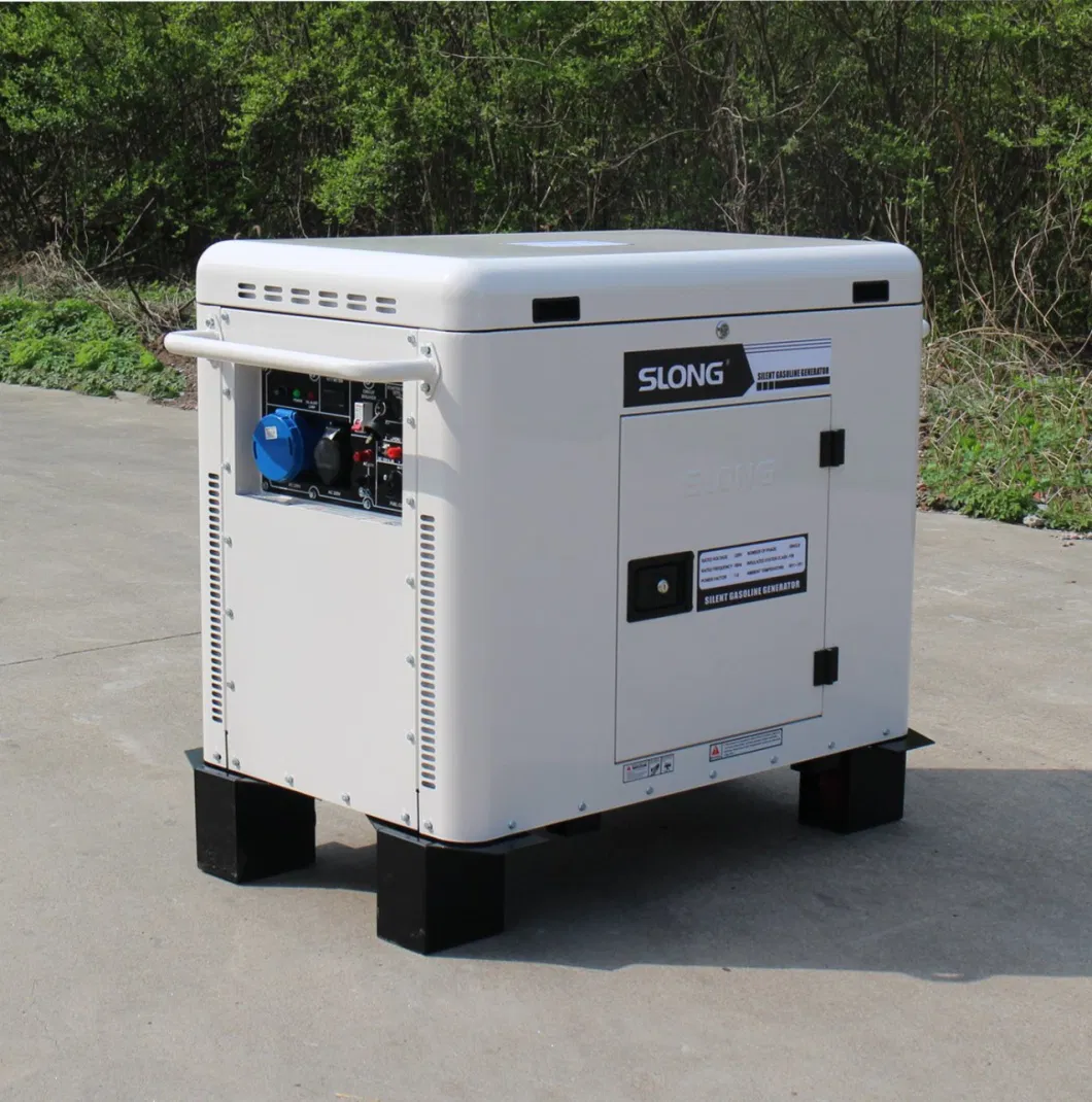 Slong 10kw 12kw Gasoline Dual Fuel Silent Gasoline LPG Natural Gas Generator