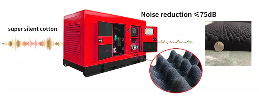 10kVA 8 Kw Brushless Alternator Soundproof 50 60 Hz Water Cooled Self Running Diesel Generator