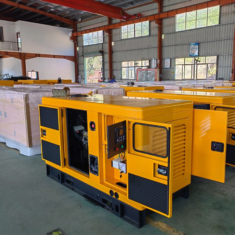 5/15/25/35/50/80/100/120/150/180/200/250kw kVA Three Phase Silent Diesel Generator Set Lower Price