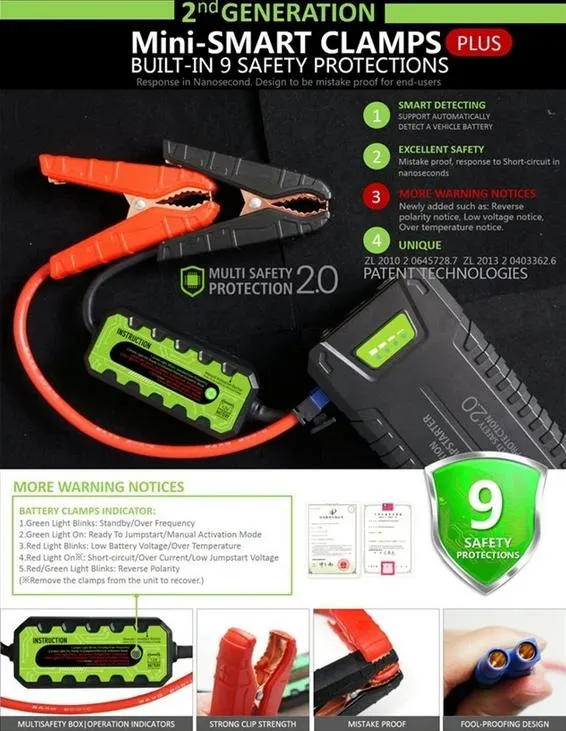 Hot Selling High Quality Mobile Auto Jump Starter 20000mAh