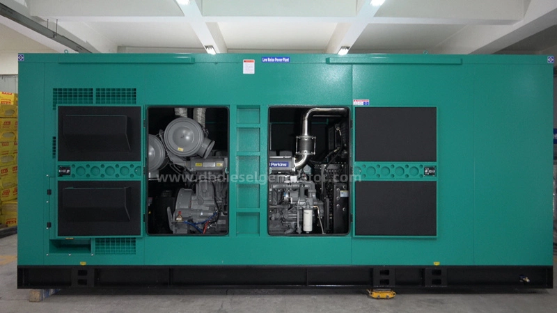 Ready in Stock 750kVA 600kw Electric Generating Set Silent Power Rainproof Soundproof Electricial Diesel Generator Powered by Perkins Engine 4006-23tag3a