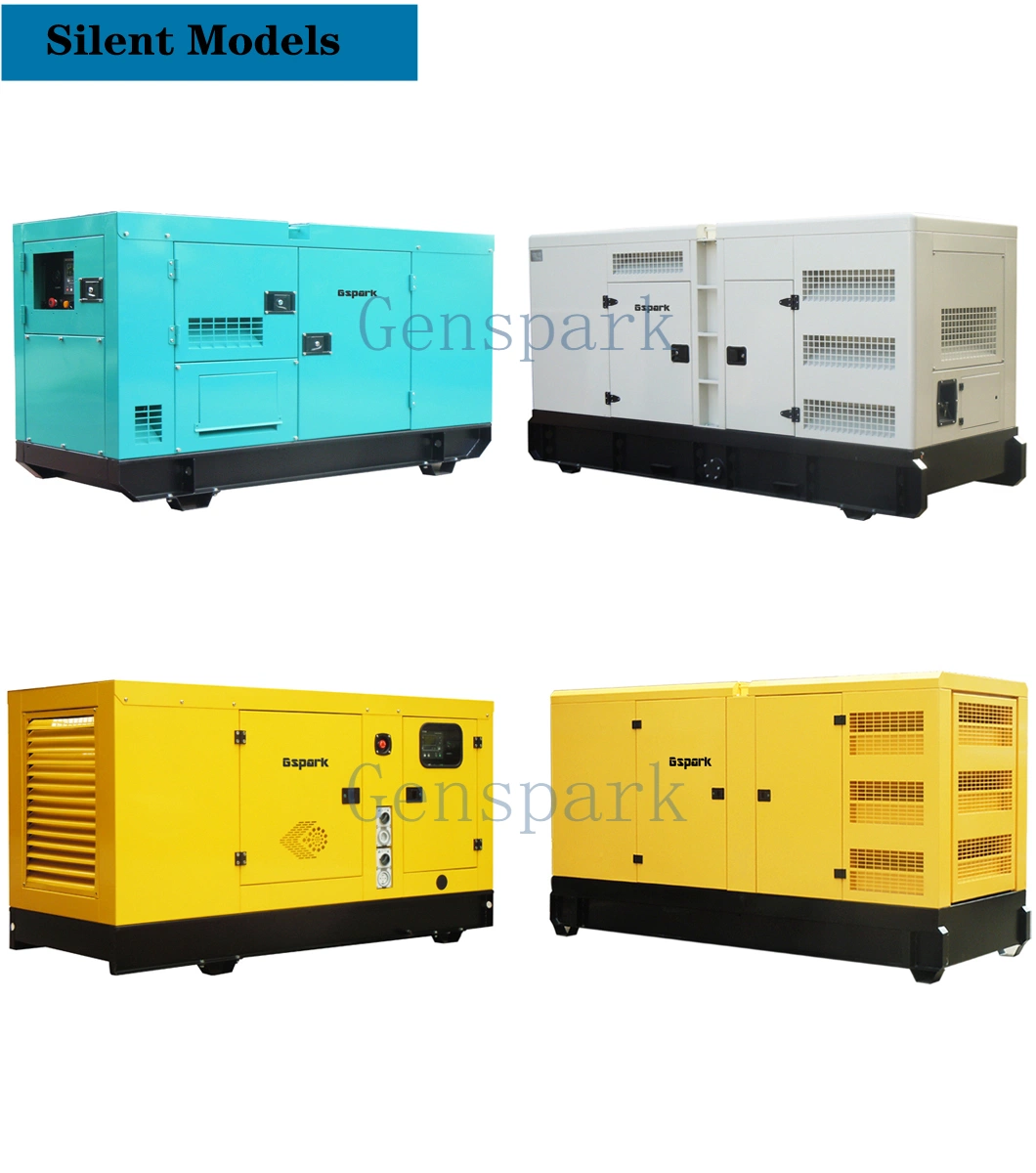 50Hz 3 Phase Diesel Power Silent Electric Generator Set 35kw Whole House Standby Generator