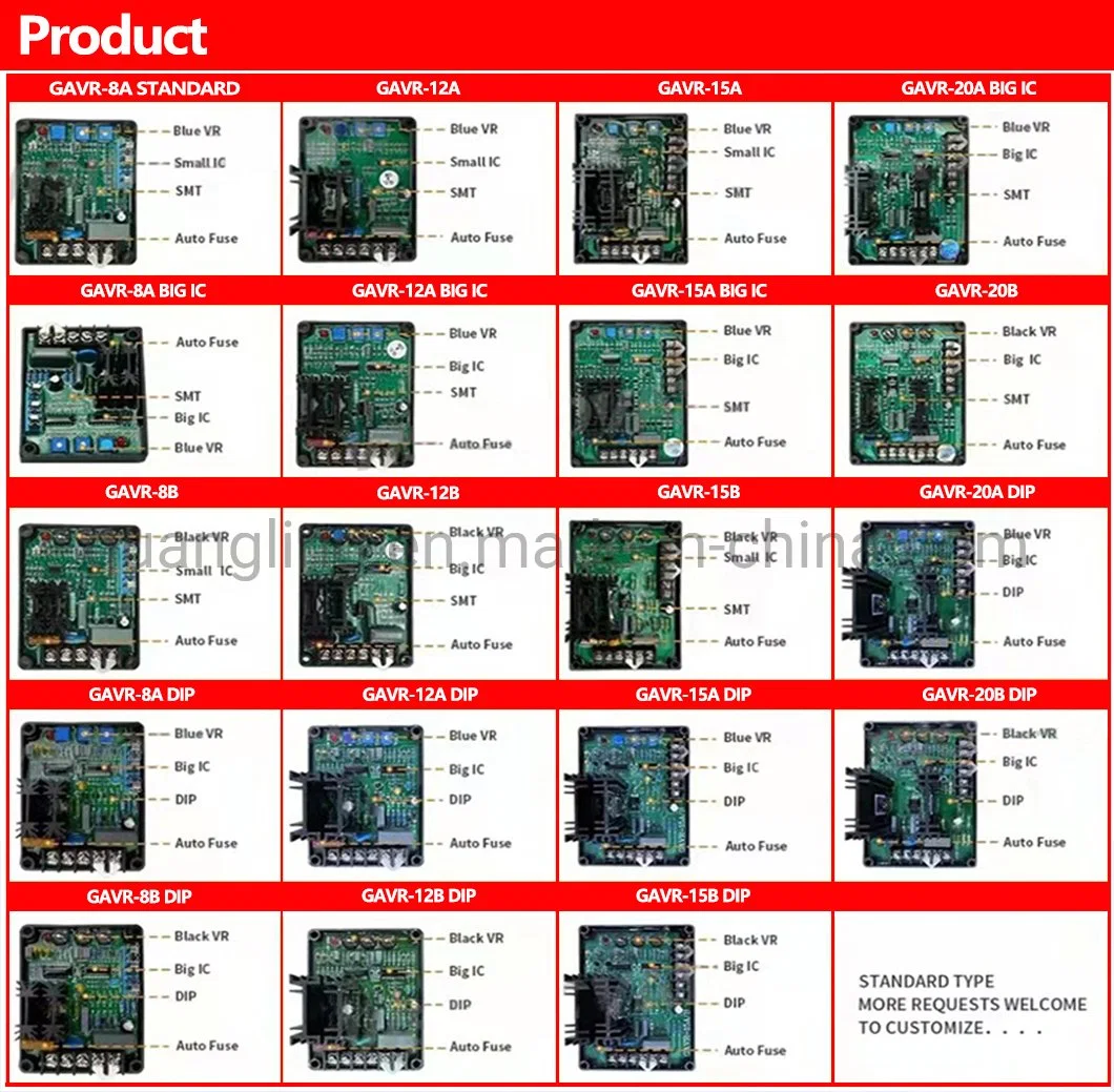 Generator Spare Part Automatic Voltage Regulator AVR Ea63-5 for Diesel Generator