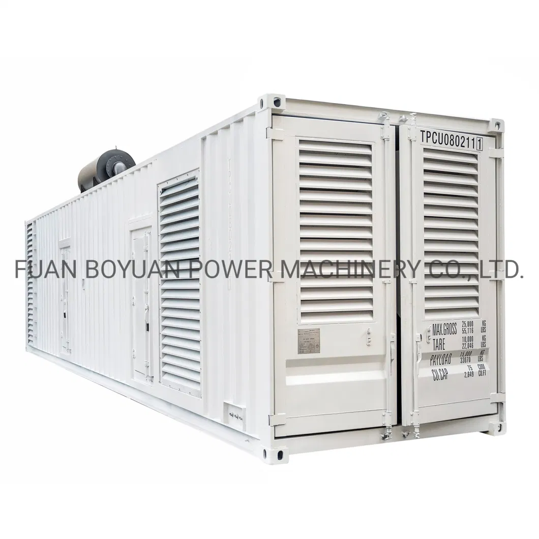 1000kw 1250kVA Container Type Industrial Standby Diesel Generator