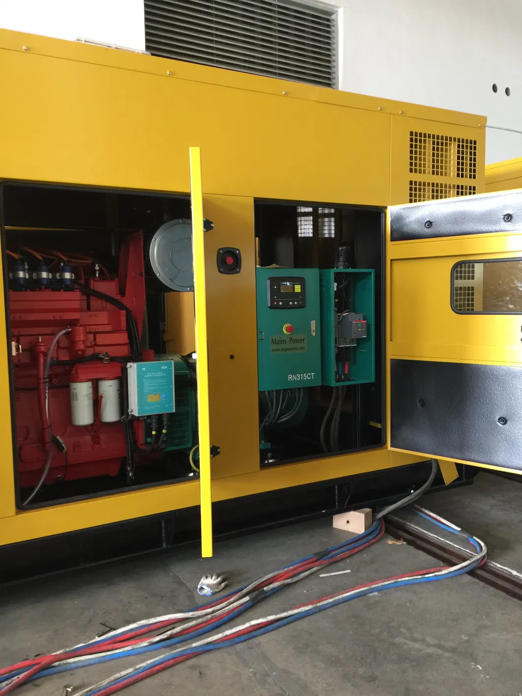 375kVA Cumins Technology Natural Gas Generator 300kw Continuous Power