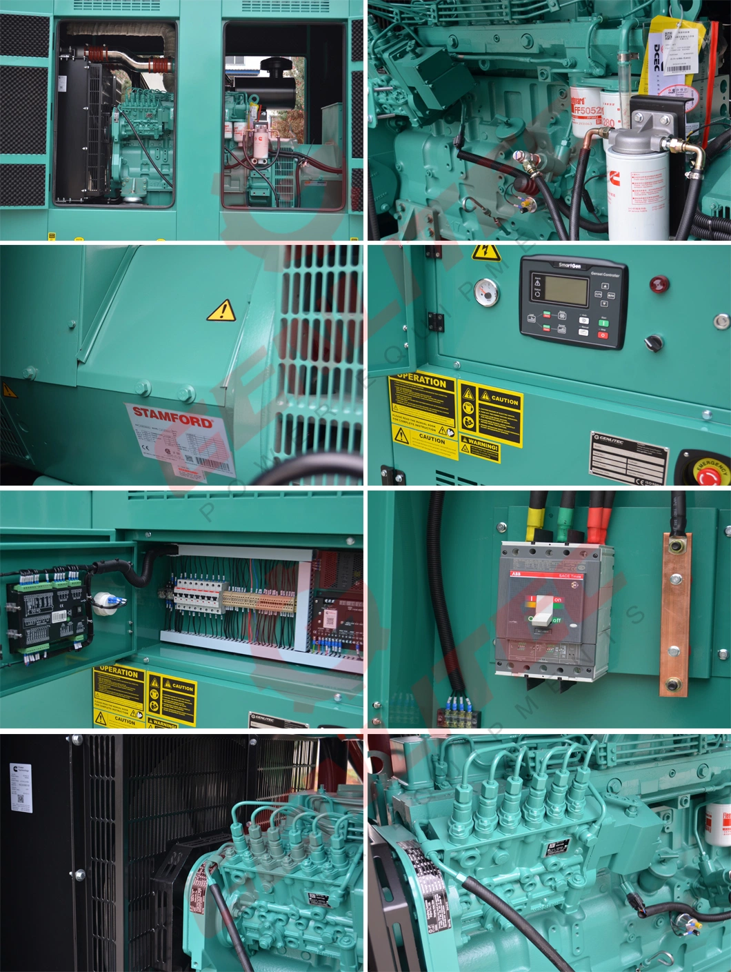 Heavy Duty Standby Power 550 kVA Cummins 440kw Silent Diesel Generator with Kta19-G4 Engine