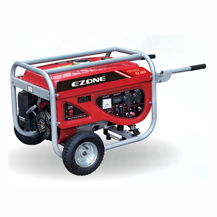 Ezone Generador Portatil De 2kw 2 Kw 2000W 2000watts 2000 Watts 2.2kw 220V Light Portable Petrol Gasoline Motor Generator